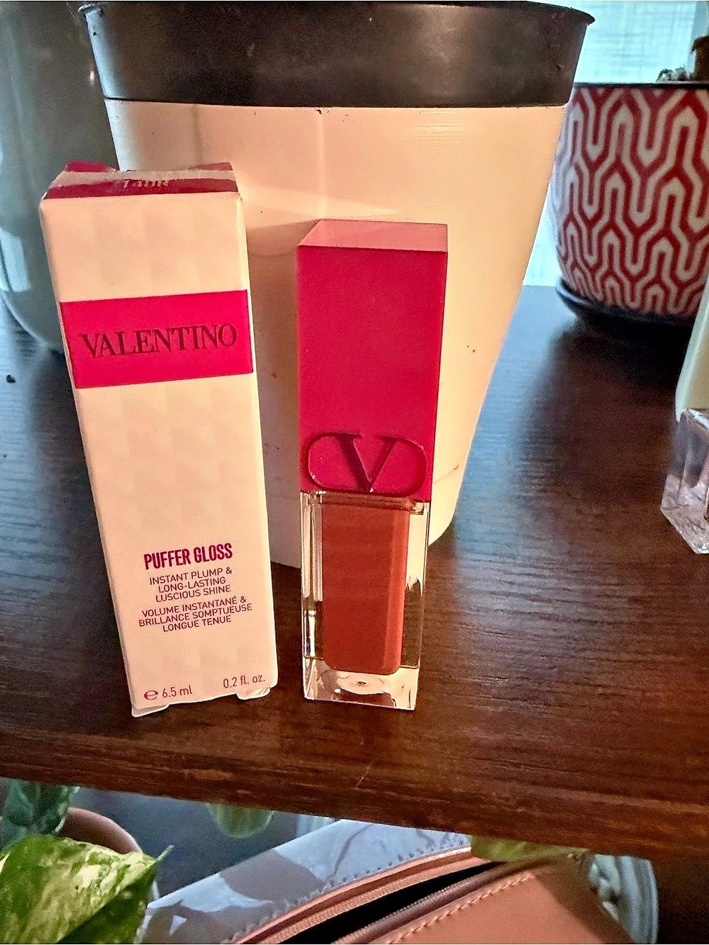 Valentino Puffer Gloss in 140R Chilli Cherie NWT
